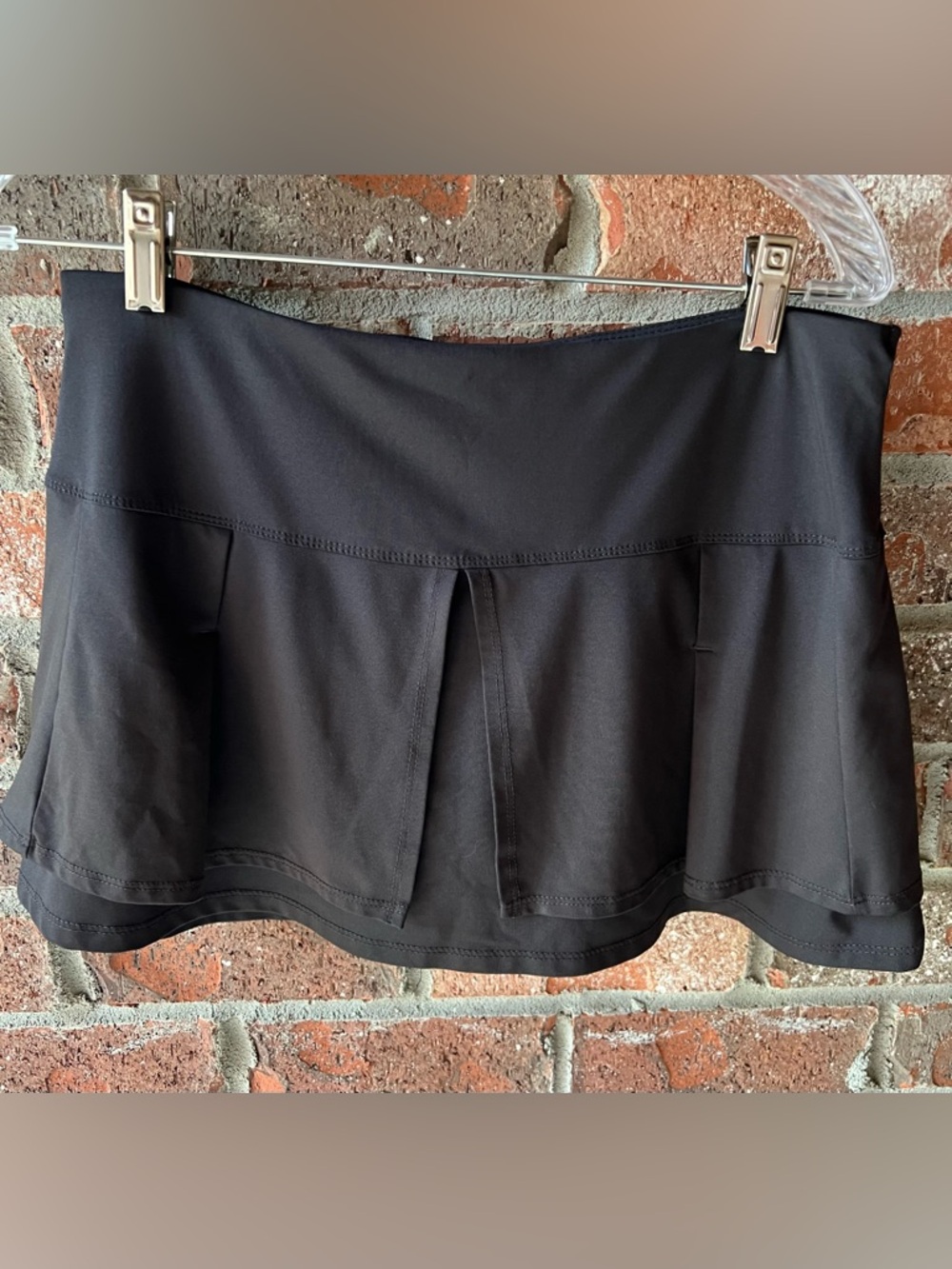 Lucky in love Black Athletic Skort with Flared Panels size Medium